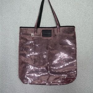 Victoria’s Secret Pink Sequin Tote Bag Bling – NWT